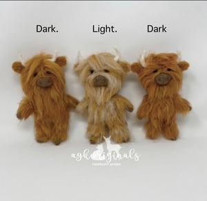 Image of Highland cow lovey preorder 