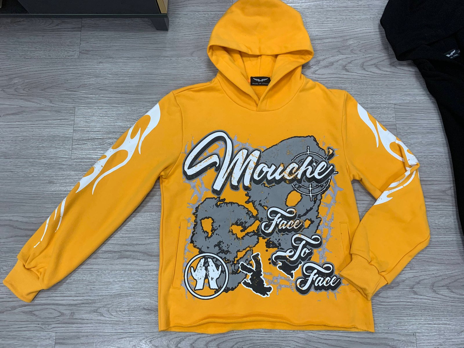 Orange worldwide online hoodie