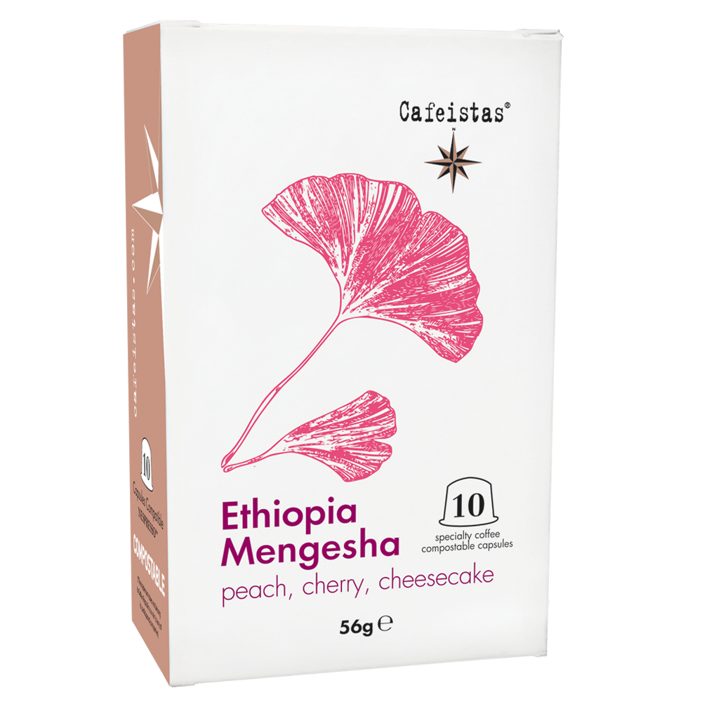 Image of mengesha - ethiopia - 10 compostable nespresso®*compatible capsules
