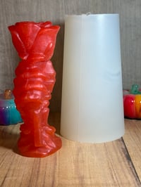 Silicone Rose Hand Mold