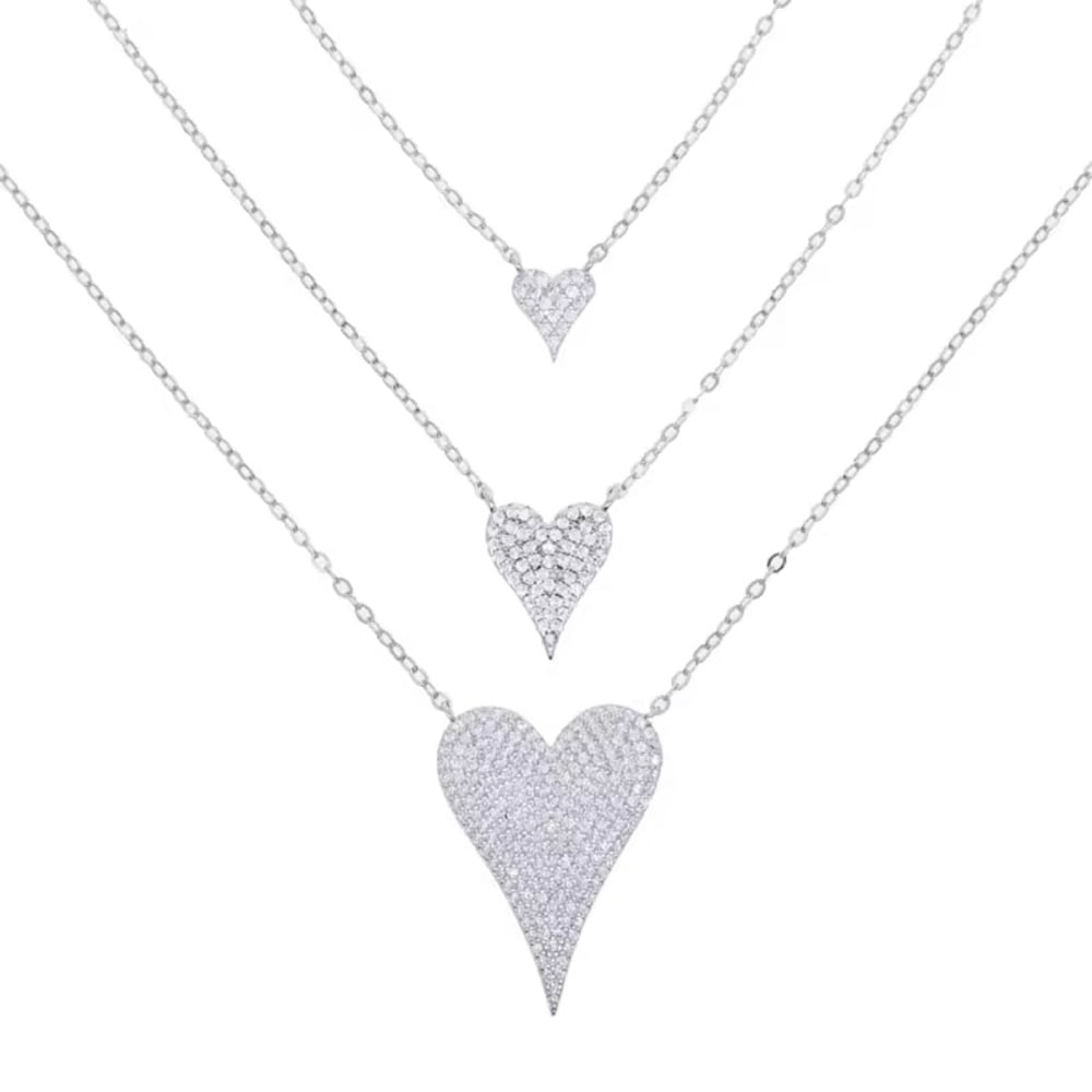 Image of Valentines PRINCESA Sterling Silver Heart Collection 