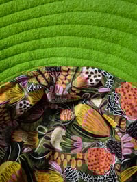 Image 3 of Kylie Jane wool bucket hat -bright green 