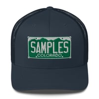 Image 8 of License Plate /Embroidered /Trucker Cap-9 COLORS AVAILABLE