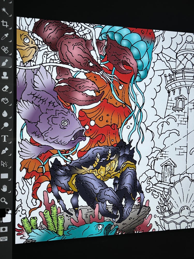 Watery Grave Handdrawn TCG Mat PREORDER