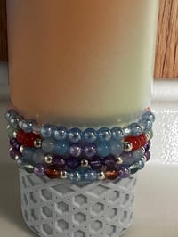 Image 2 of Sunrise Spiral Tumbler Bracelet Stack