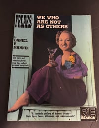 Image 1 of REsearch “Freaks” Book by Daniel P. Mannix, 1990 print