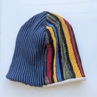 Image 2 of Upcycled Reversible Beanie Cotton Blend 3