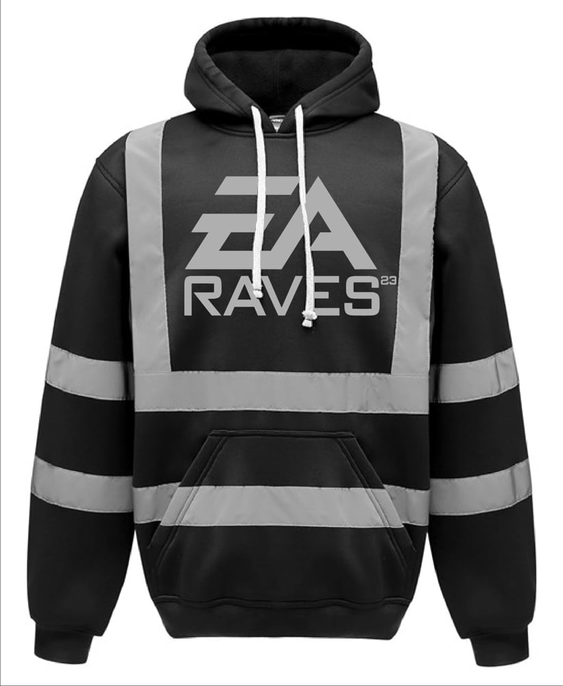 Image of EA-RAVES REFLECTIVE HOODIE