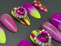 Image 3 of Acid Kiss Press-On Nails Size Large 