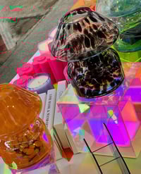 Image 2 of BLACK GLASS LAMP