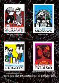 I Love NYC postcard set