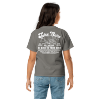 Image 4 of Take Care White Print Kids Tee 