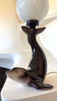 Image 4 of Lampe en céramique otarie 