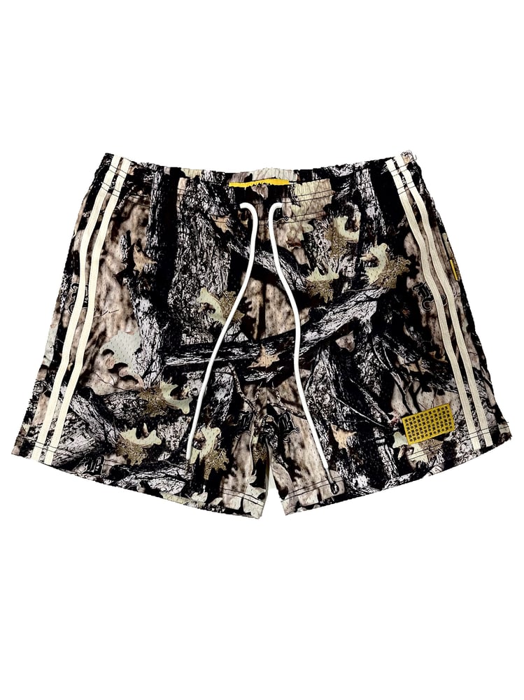 Image of BLE$$ING$®️ CUSTOM CAMO MESH SHORTS 