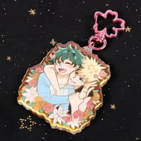 Image 4 of BakuDeku & KiriBaku Rainbow Acrylic Keychains