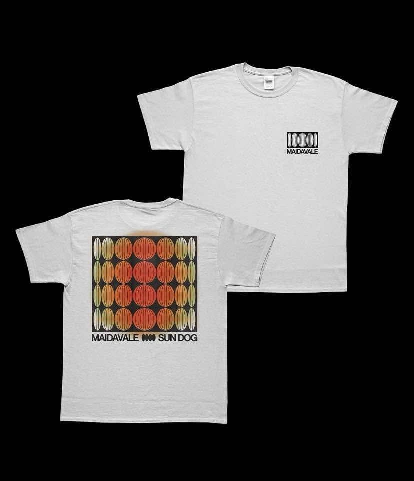 Image of ’Sun Dog’ T-shirt White w/ coloured print