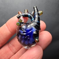 Image 7 of "MY TWISTED HEART" LARGE ANATOMICALLY CORRECT HEART PENDANT