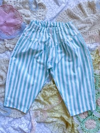 Image 1 of RTS | Porter Pants | 3-4Y Mint Stripe