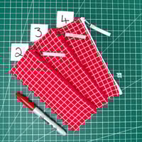 Image 1 of Windowpane Check Pen Pouch
