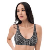 Image 4 of “Netscape Navigator” recycled padded swim top