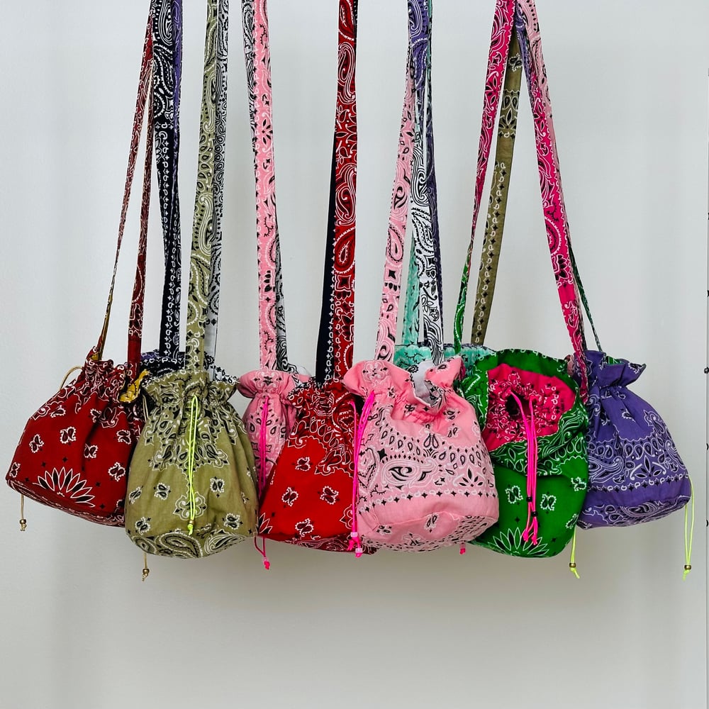 Image of Bandana bucket bag