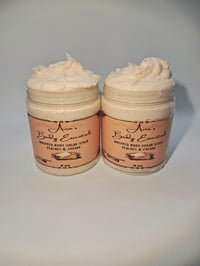 Image 2 of Peaches & Cream Whipped Body Sugar Scrub (8 oz)