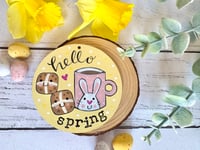 Image 2 of Hello Spring Circle Decoration 