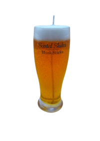 Musk Sticks Beer Candle