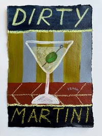 Dirty Martini on lilac