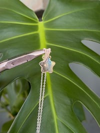 Image 7 of Silver Labradorite Star Crystal Necklace