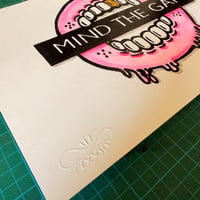 Image 3 of MIND THE GAP Relief Print    (Limited Availability) 