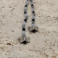 Image 1 of Blue Thai Butterfly Wrap Necklace