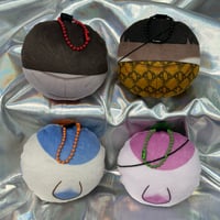 Image 3 of Squeaky Plush Manjuu Keychains