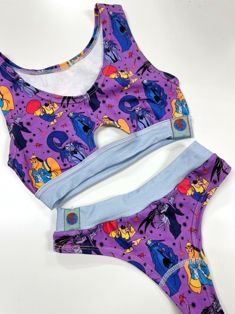 Image of Yzma & Kronk Bralettes and Daily Tanks- MADE TO ORDER