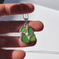 Image 4 of GREEN MOSAIC PENDANT 