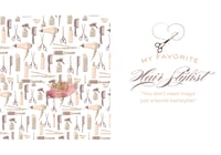 Hair Stylist Greeting Card