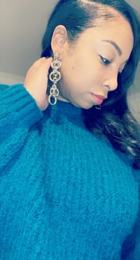 Image 3 of Linked IN earrings 