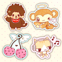 Image 1 of selection of stickers