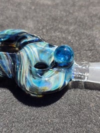Image 4 of Blue Chaos Nectar Collector With Horn 