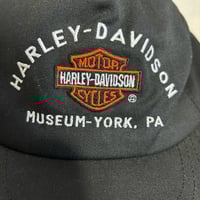 Image 2 of VINTAGE HARLEY DAVIDSON TRUCKER HAT MUSEUM-YORK,PA