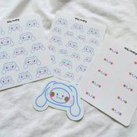 Image 2 of  Cinnamoroll x blob stickers