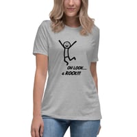 Image 13 of Women's Relaxed T-Shirt, Oh Look A Rock Funny T-Shirt | Rock Lover Humor Graphic Tee