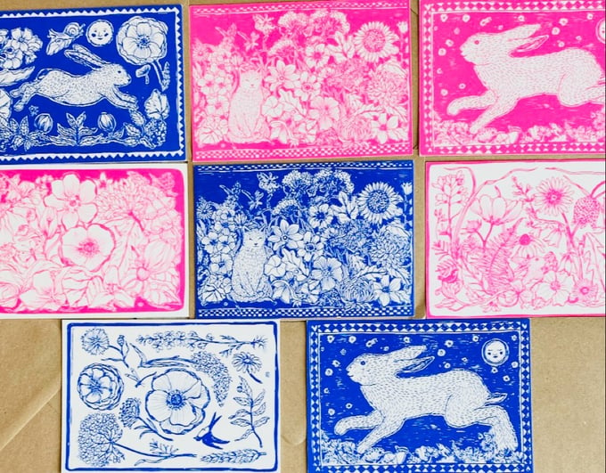 Image of 8 ansichtkaarten met envelop ~ 8 postcards 