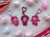 Image 2 of Reylo Valentine's! chibi keychains