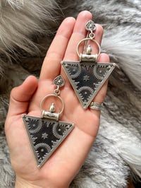 Image 1 of Gurkha Silver Earrings 