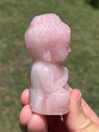 Image 9 of Rose Quartz Baby Buddha Carving #2689