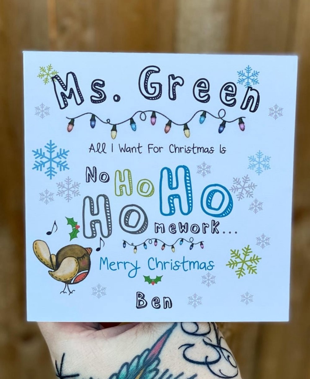 Image of Teacher Thank You Xmas 2023
