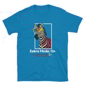 Image of Adult Zebra Mode: On T-Shirt 