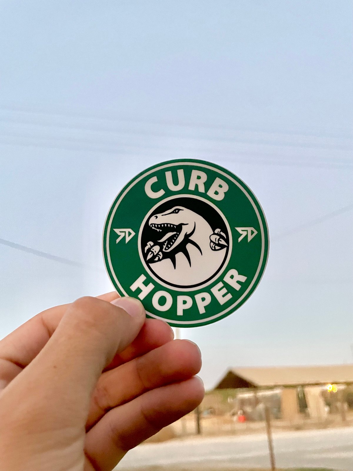 Image of Curb Hopper Slap on Sticker 