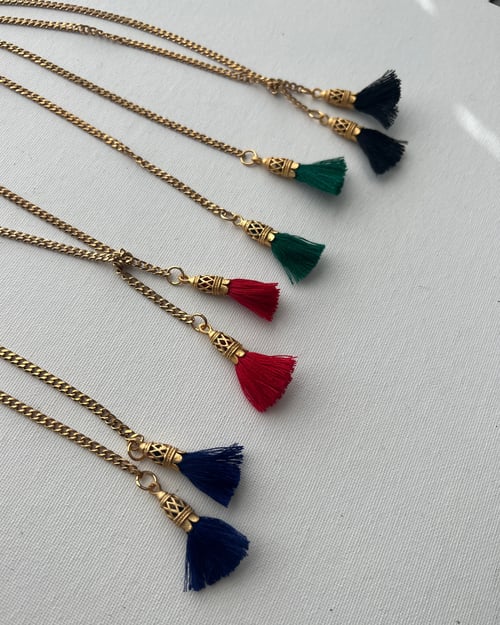 Image of MONÉT • Tassel Tie Necklace